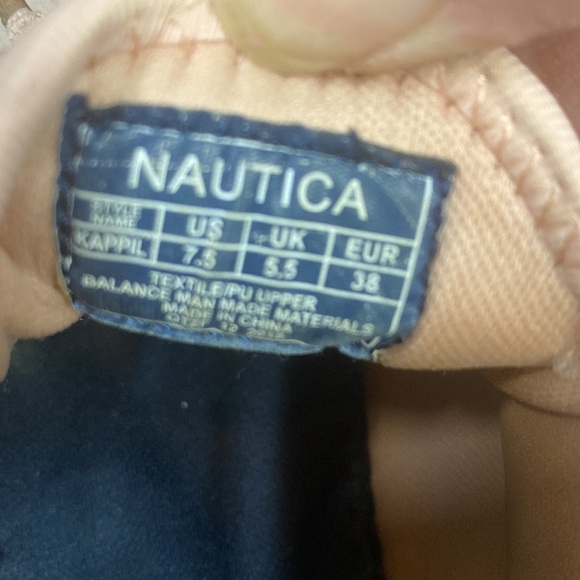 Nautica brand blush pink sneakers size 7.5 - Picture 6 of 8